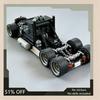 552PCS Classic Big Rig Truck MOC Custom Building Blocks Model DIY Creative Vehicle Assembly Toy Collection Display Gift