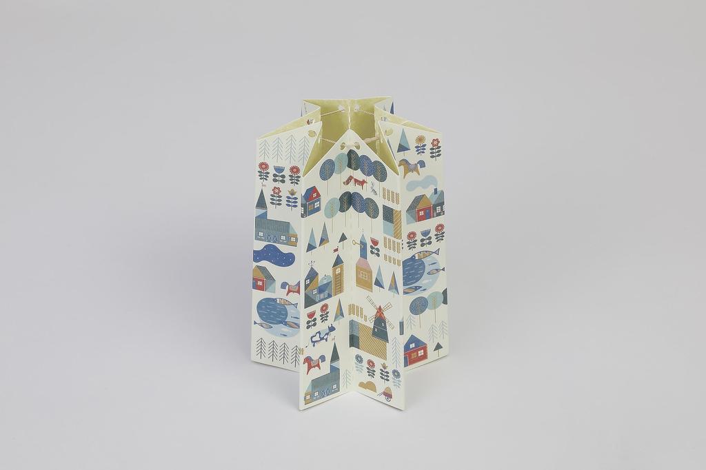 Sekisui Jushi Natural Evaporative Eco Humidifier with Replacement Nordic Life H15 X W43cm Filter, WS-NRF, Unfolded,