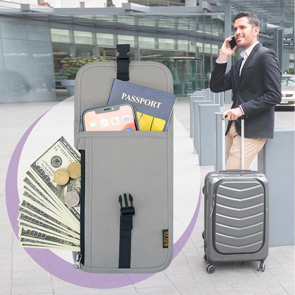 ALLMIRA Passport Multifunctional with Storage Pockets for and Large Capacity Travel Valuables ID Card Clutch Protective Cover for International