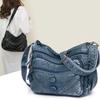 Trendy Vintage Women's Soft Skin Handbag Female Small Subaxillary Bags Casual Retro Mini Shoulder Bag