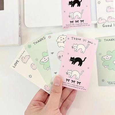 20 sztuk koreańskich INS Cute Cat Lamb Puppy Sealing Stickers Kpop 3-calowe Photocard DIY Opakowanie Bubble Bag Carton Decor Label Stickers