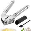 Highly  Garlic Press Stainless Steel Garlic Press For Chef Cooking With Garlic Peeler Set