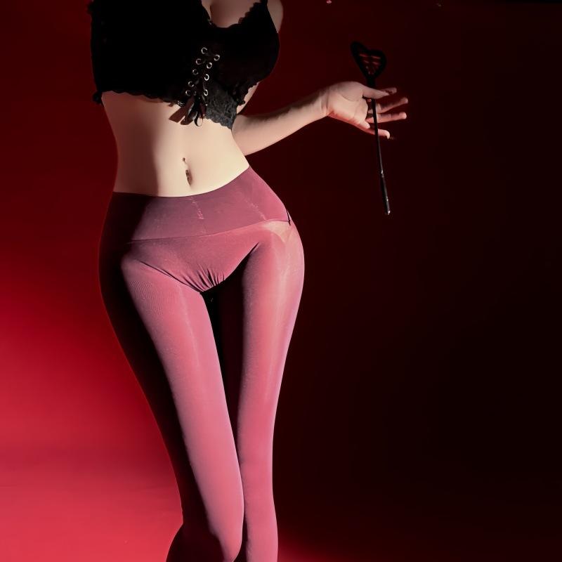 120D Velvet Seamless Crotch Stockings Women'S Spring And Autumn Sexy Matte Pantyhose Seamless Senior Sense Stockings Sexy