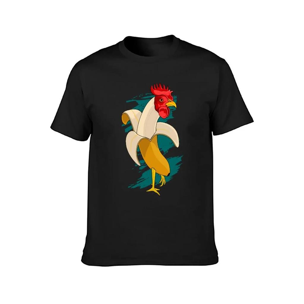 Chicken Banana Farming chickens T-Shirt quick-drying quick drying vintage anime shirt boys animal print shirts graphic tee men