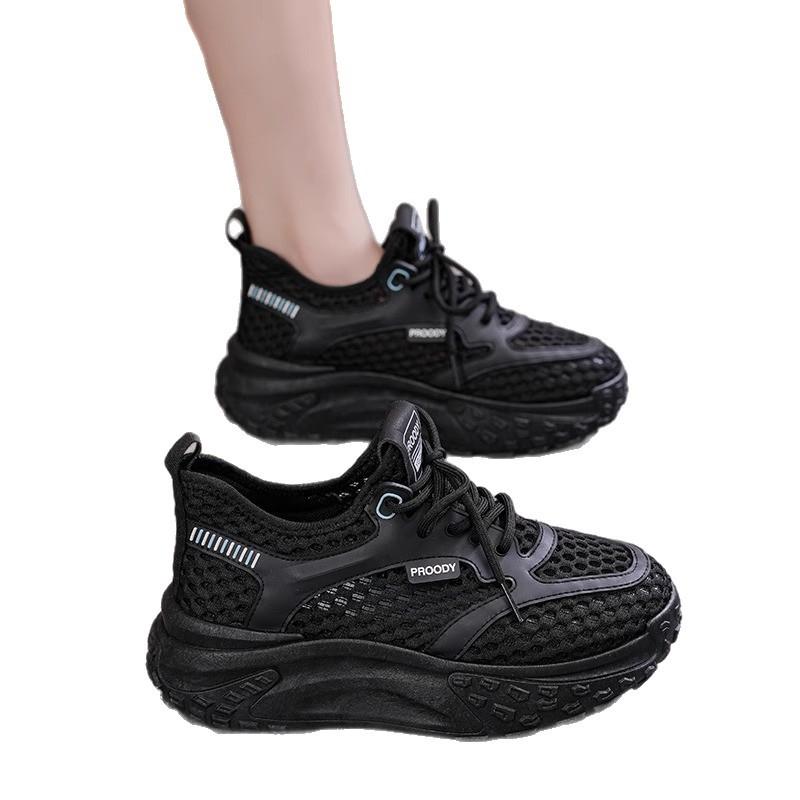 Mesh dad shoes women's summer soft-soled ultra-light breathable mesh shoes women's sports shoes