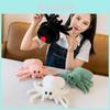 Cute Spider Plush Toy Doll For Kids Halloween Prank Prop Stuffed Animal Companion
