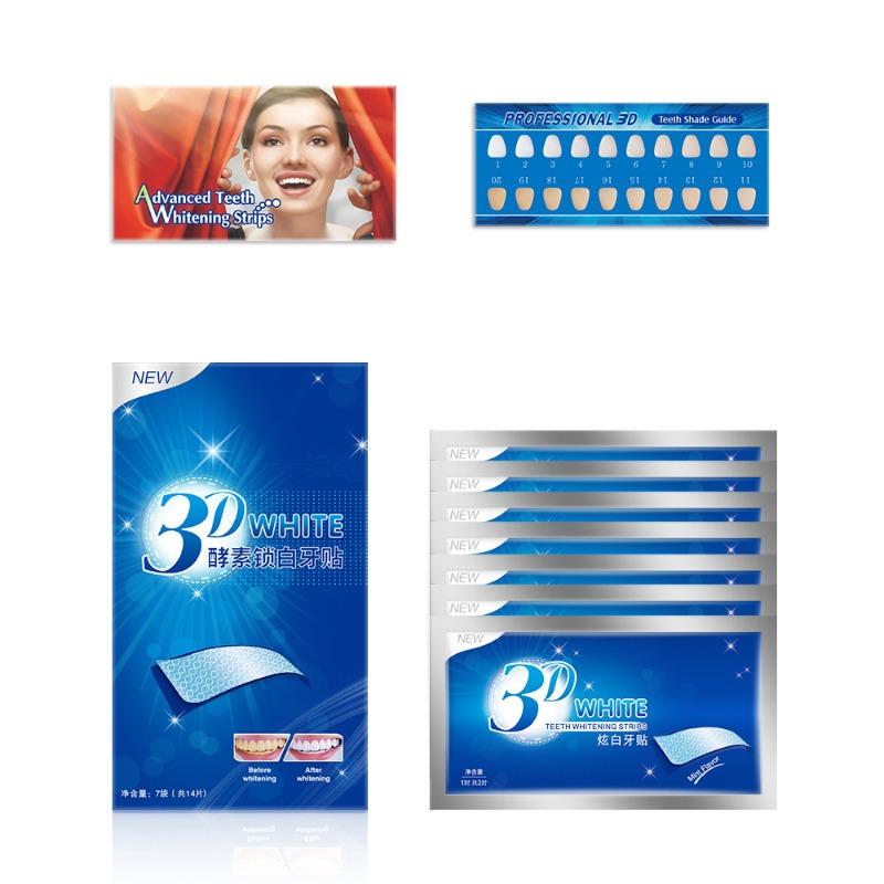 7Pairs Teeth Brightening Strips for Teeth 3D/5D/9D Whitener Strips Reduced Sensitivity White Strips for Teeth Whitening Products