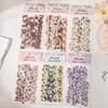 Journal GO 15pcs Long Strip Flower Stickers Scenery Creative Landscrape DIY Hand Made Collage Junk Journal Scrapbook Suppliese