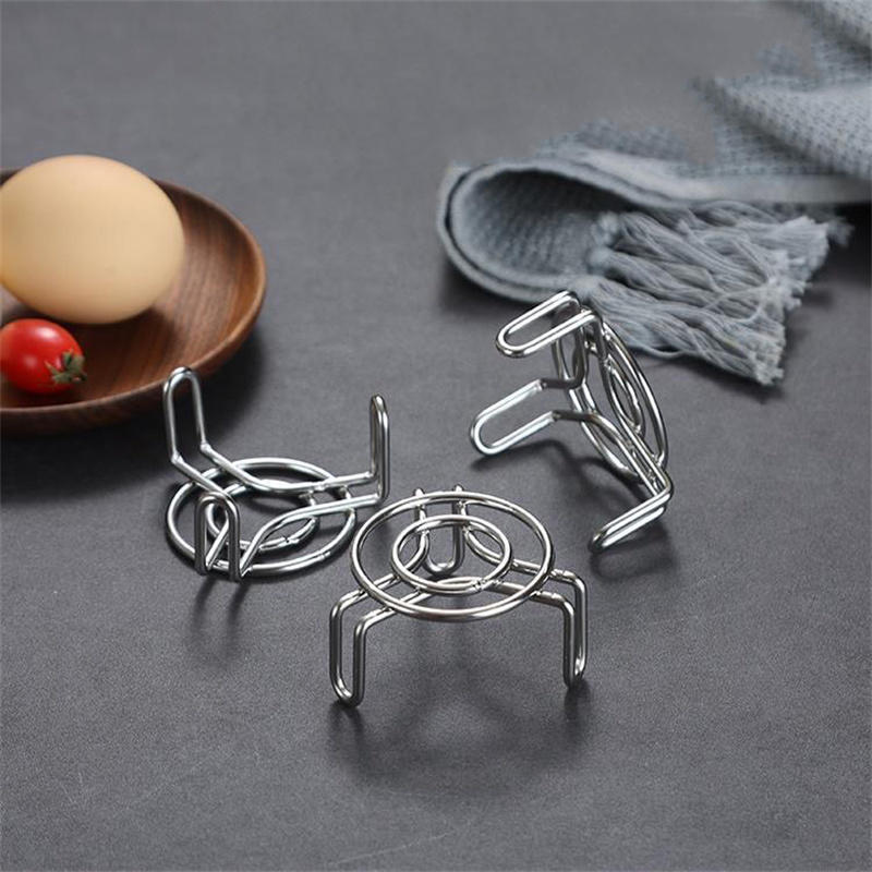 Mini Stainless Steel Steaming Rack - for Boiling Simmering or Heating Small Portions - Camping Office Home Kitchen Used Steaming Pad Bracket