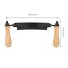 Bark Stripping Hand Tree Bark Draw Shave Fast and Comfortable Ergonomic Easy Sharp Iron Woodworking Tool, Scraper, Tool, Efficient, Grip, Design,