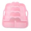 Taco Holder Silicone Tray with Divider Reusable Tortilla Stand for Tacos Nachos   Food Serving Tray