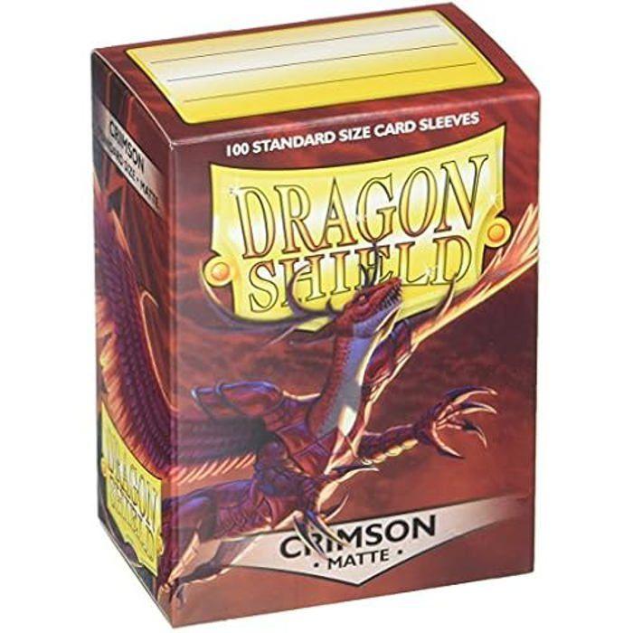 Pochettes De Protection - ARCANE TINMEN - Matte Crimson 100 - Pour Cartes