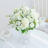 1PC Artificial Flowers Silk Roses Wedding Wreath Home Room Festival Decor Bridal Bouquet Outdoor Courtyard Garden Arch DIY Gift