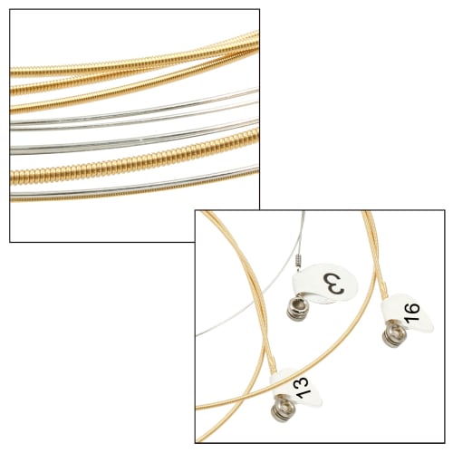 Bonsicoky 24-Piece Replacement Metal Harp String Set, JR230524009