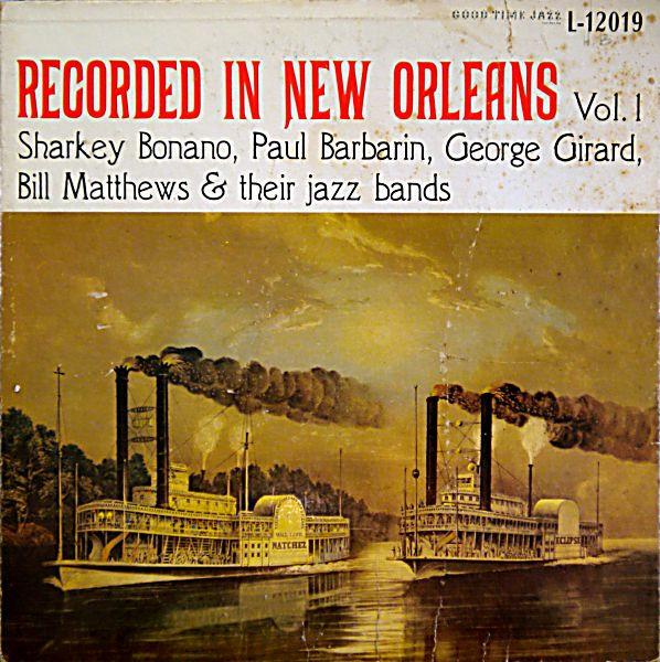 LP Record VARIOUS - Recorded In New Orleans Vol. 1 L12019 Good Time Jazz 1957 US Jazz Used