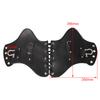 Motorcycle Universal Black PU Leather Heat Saddle Shield Deflectors For Harley Touring Sportster Dyna Honda Yamaha Suzuki Custom