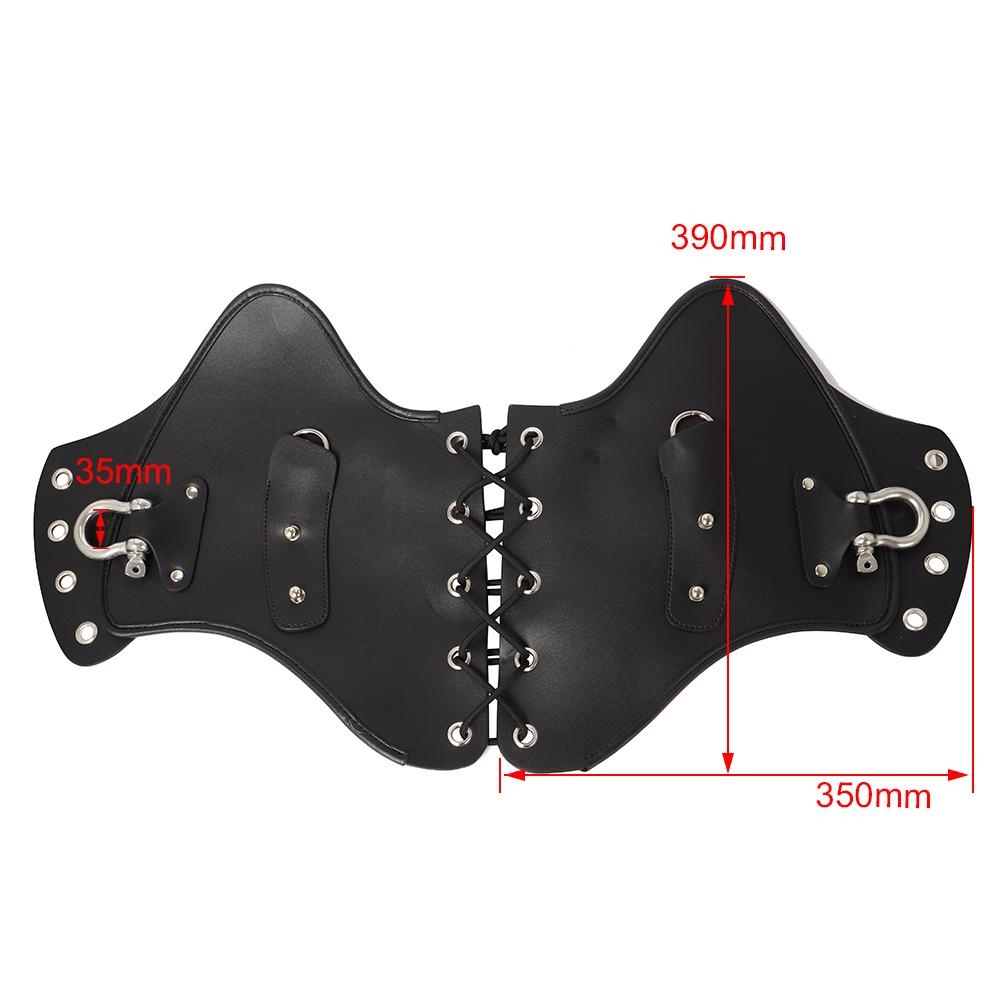 Motorcycle Universal Black PU Leather Heat Saddle Shield Deflectors For Harley Touring Sportster Dyna Honda Yamaha Suzuki Custom