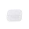 10/50/100/500PCS Transparent Square Plastic Jewelry Box Organizer With Individual Ring Slot For Rings Necklaces Earrings Storage