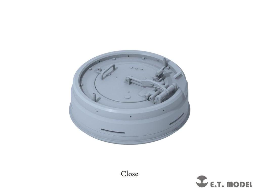 ET Model WWII Deutscher Tiger I Frühes Modell Schwerer Panzer Turm Plastikmodellbausatz Teile 1/35 (Universal) P35-351 (Panzer)