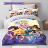 Sailor Moon Action Pose Anime Bedding Set Polyester Duvet Cover Soft Bed Linen Set -QJY