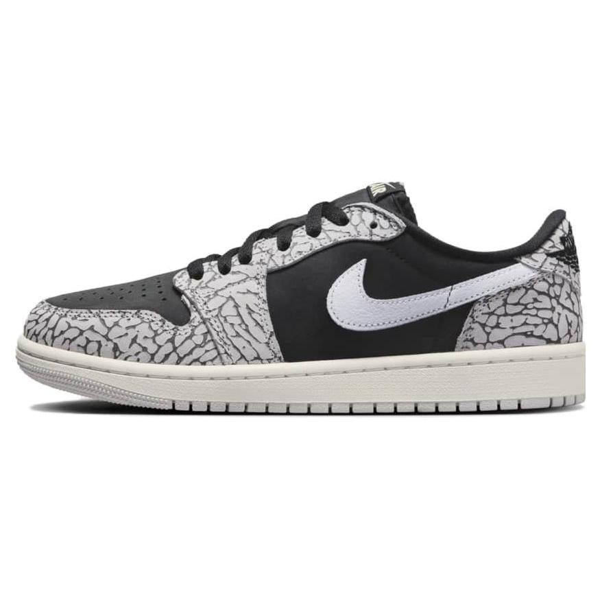 New JORDAN 1 Retro Low Og Black Cement Women's CZ0775-001