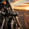 PU Leather Fork Bag Saddlebag Adjustable Straps Roll Pouch Bag  Motorcycle Accessories