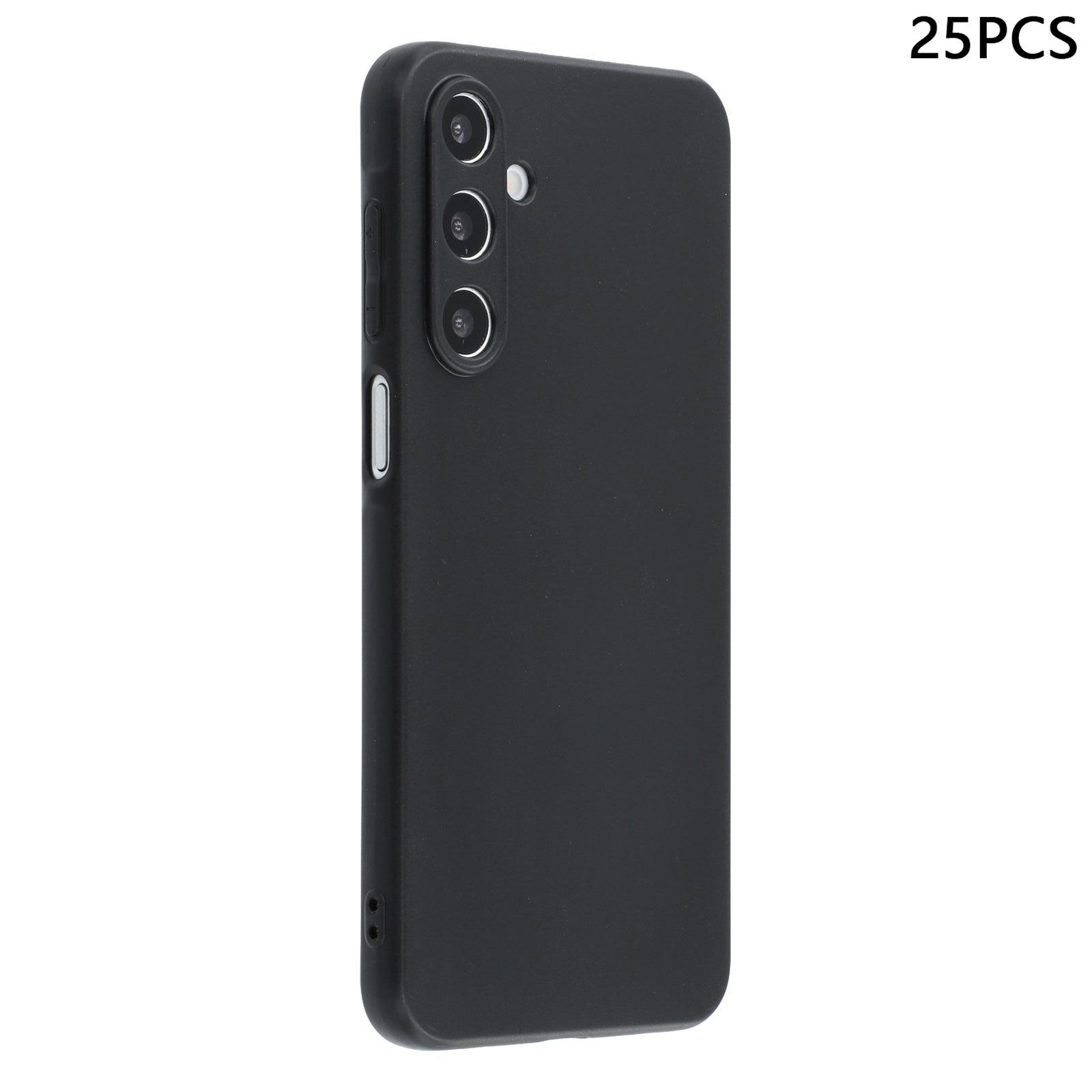 

Bulk Purchasing 25Pcs For Samsung Galaxy A16 4G/5G Case 1.2mm TPU Matte Phone Cover Black