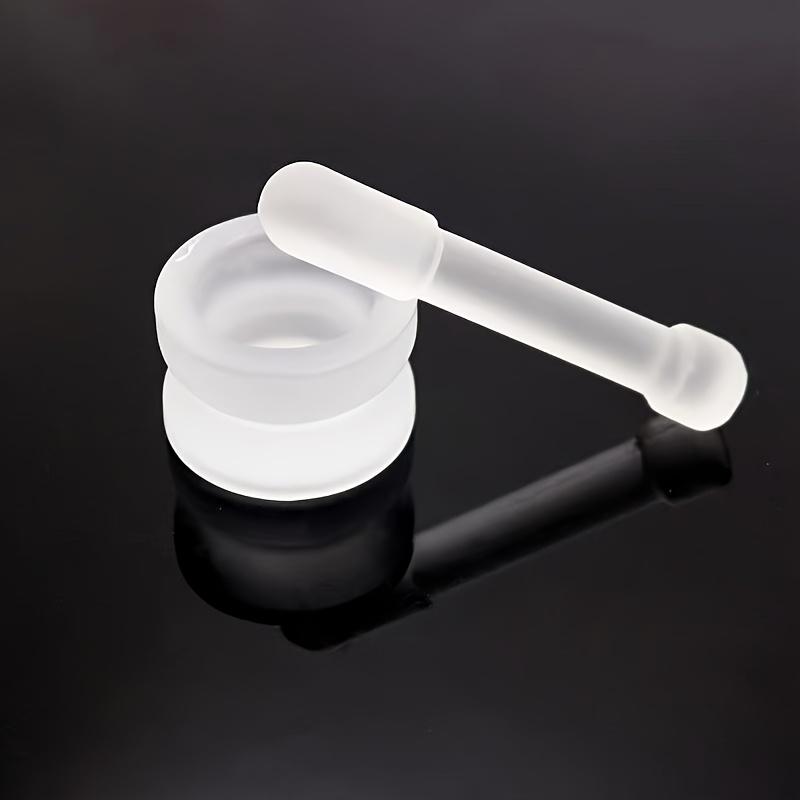

Glass Mortar and Pestle Set High-transparency Laboratory Grinding Tool for Research Medicinal Use Grinding Bowl Gift