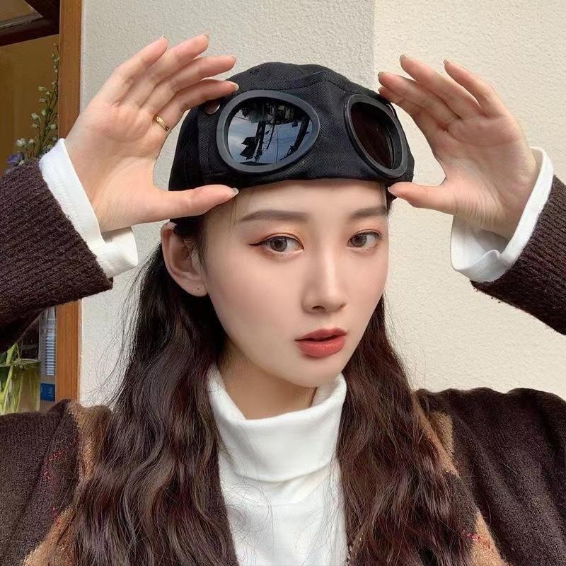 Men'S Hat Trendy Backwards Glasses Baseball Cap Women'S Street Style Baseball Cap