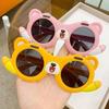 New Children Little Bear Round Form Sunglasses Girl Brand Designer Fashion Sun Glasses Cute Baby Outdoor Sunshade Eyewear Uv400