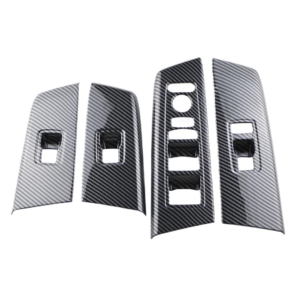 For Honda CR-V CRV 2023 2024 2025 RHD Window Lift Switch Button Panel Cover 4Pcs Decoration Sticker Trim Interior Accessories