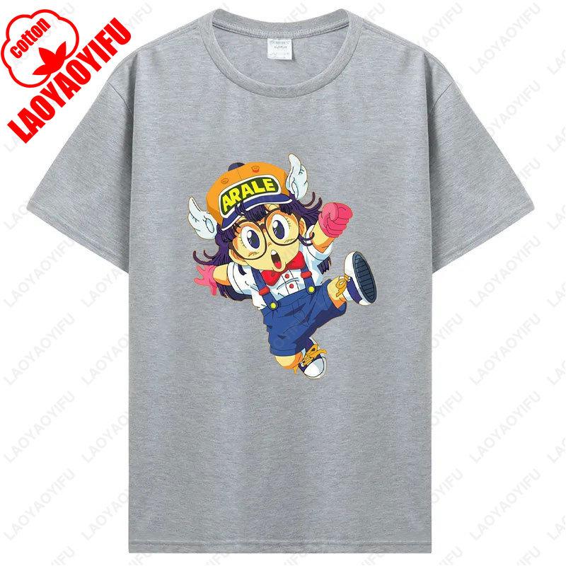 

Funny Arale Vintage T Shirt Women Cotton Graphic Tshirt Anime Print Manga Clothing Summer Fashion Streetwear Kawaii Ropa Mujer 4XL