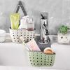 Home Storage Drain Basket Kitchen Sink Hanging Bag Adjustable Soap Sponge Hanging Drain Basket Bag Kitchen Accessories