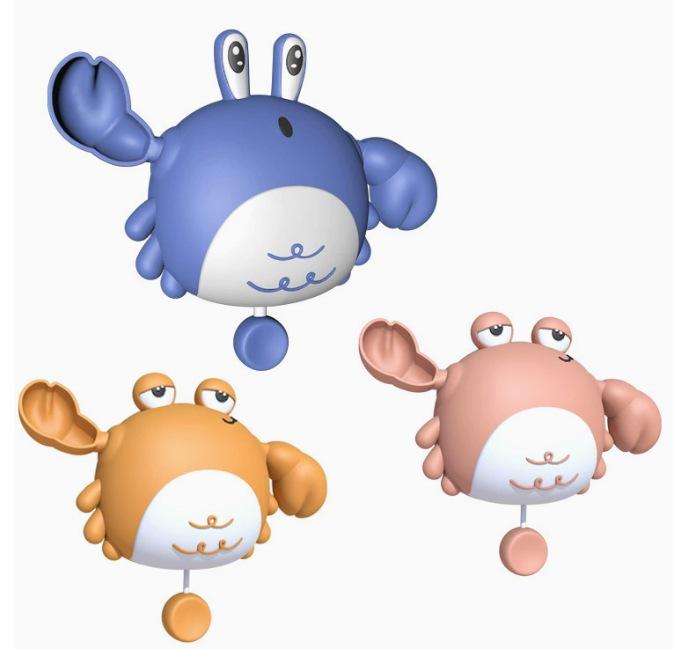 Wind-Up Cartoon Frog Baby Bath Toy