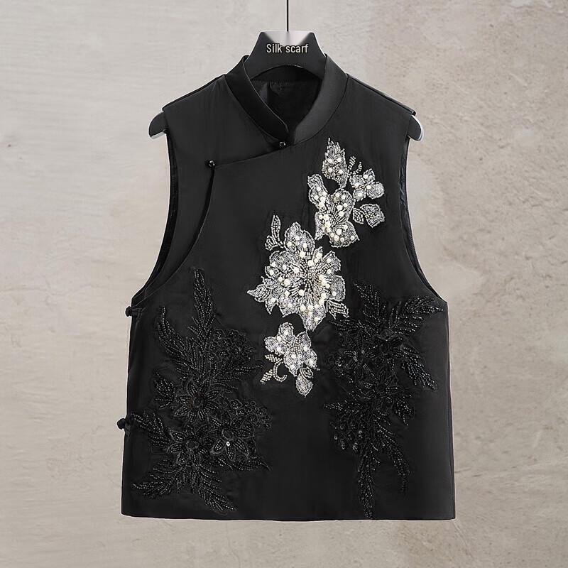 

Женский ретро-вышитый жилет в новом китайском стиле S