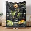 Cristiano Ronaldo (143) Personalized Text Blanket Multi-purpose Customizable Blanket Warmthful Decor Suitable for Sofa Nap Livingroom Picnics