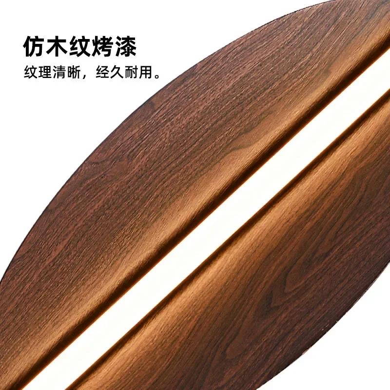 Imitation Wood Elliptical LED Wall Lamp Living Room Hotel Aisle Lighting  New Style Simple Drop Shipping
