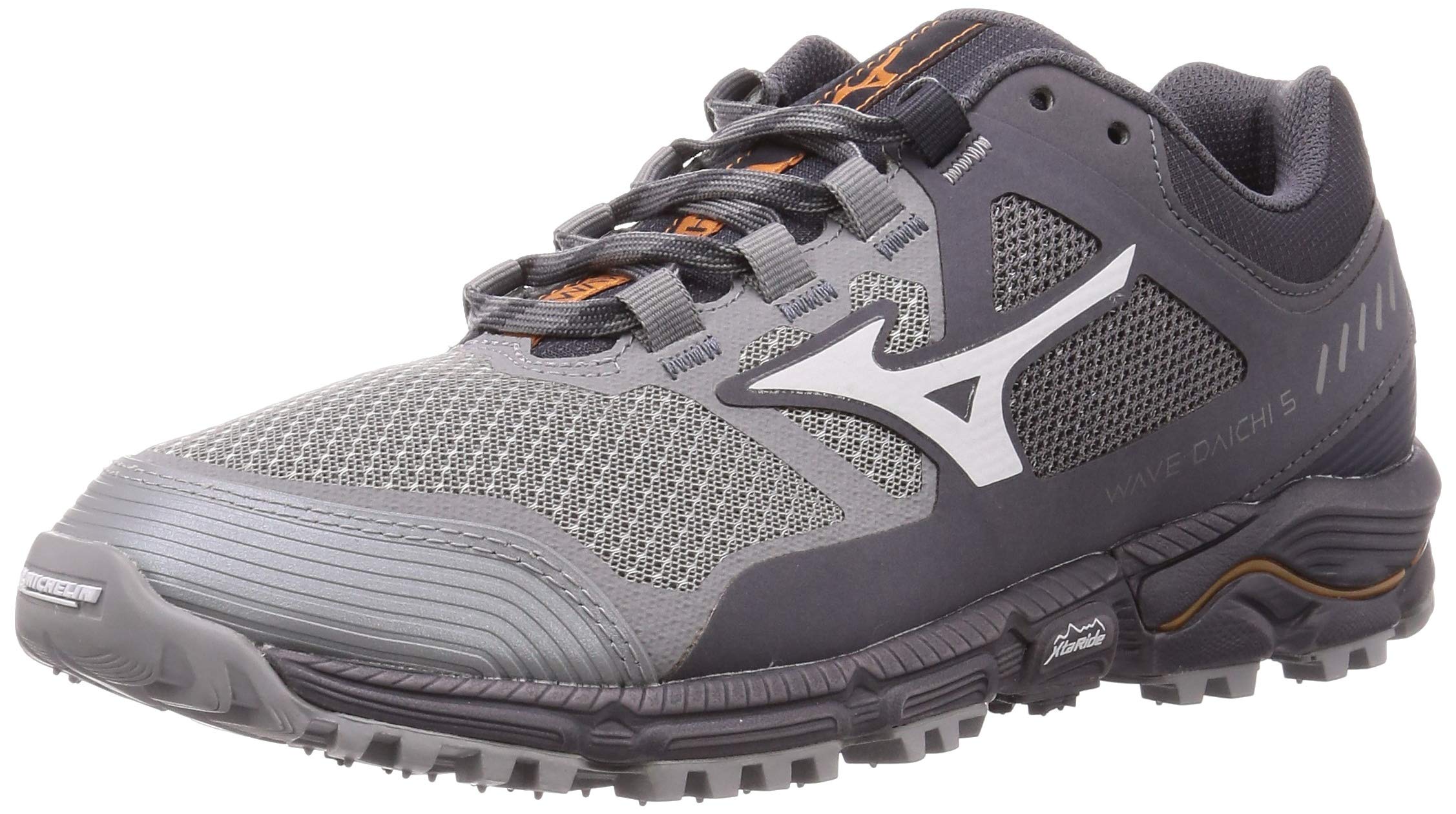 

Mizuno Беговые кроссовки Wave Daichi 5 для мужчин 2E, серый/темная тень, 23.0 см,