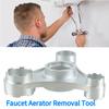 Faucet Aerator Removal Tool Portable Faucet Key Aerator Remover Faucet Aerator Wrench for Hidden Threaded Aerator