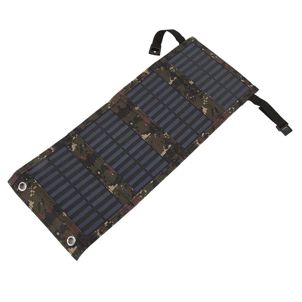 Folding Solar Panel with USB Port 5.5V 20W Monocrystalline High Efficiency IP65 Waterproof for Outdoor Camping