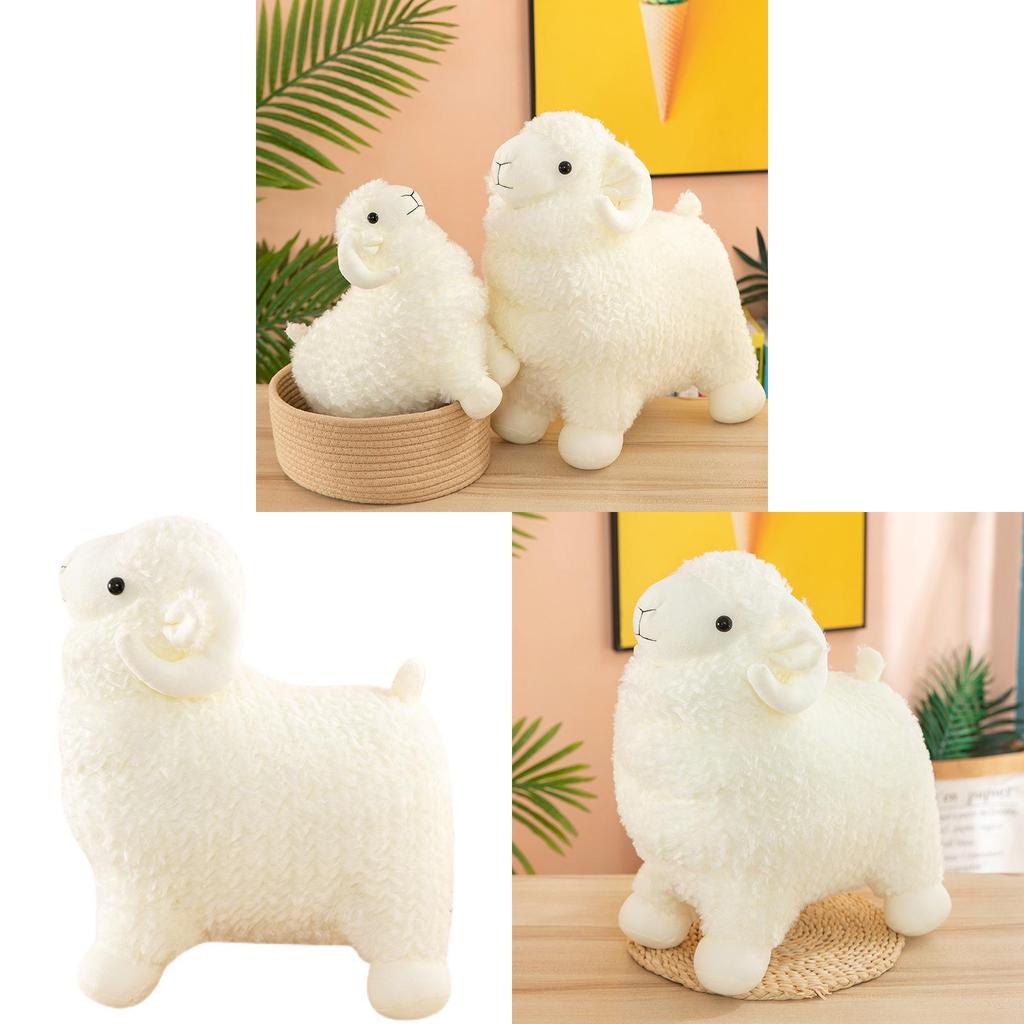 Sheep Plush Doll Large Size Soft Toy For Kids Gift Holiday Decor