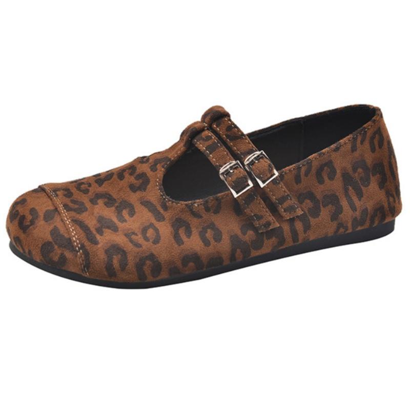 Fashion Spring And Autumn Women's Flat Shoes 2025 Designer New Style Fashion Retro Elegant Flat Shoes Casual Round Toe Ballet Flats