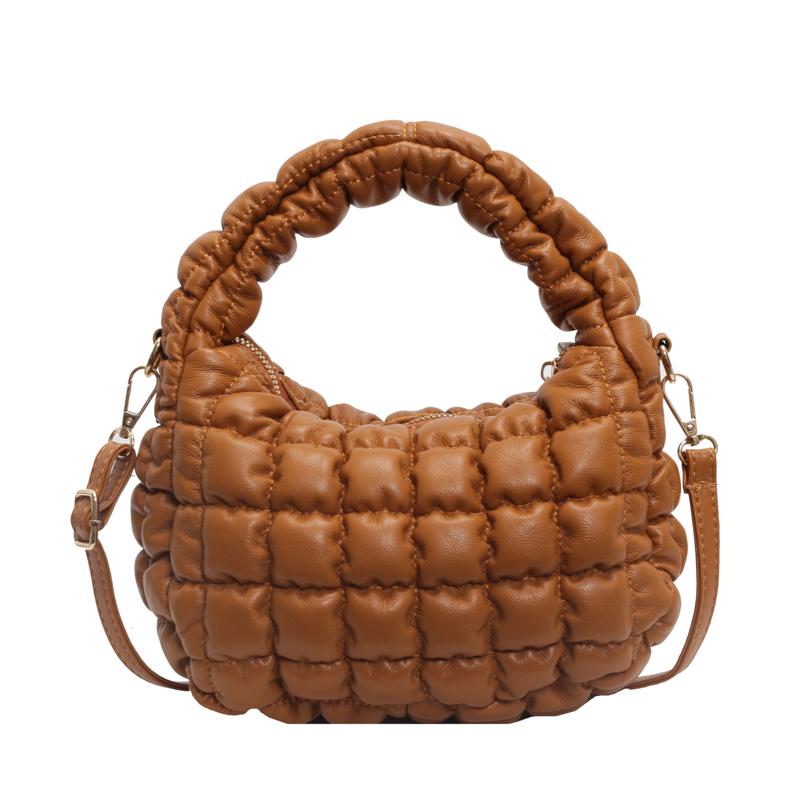 Designer Brand Bags for Women Shoulder Luxury Crossbody Bag Women's Bags Winter Down Padded Leather Tote Bags