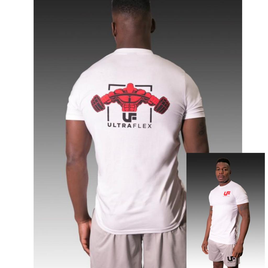 Fitness White Weightlifting Training Trend Outdoor Sports Leisure Tshirt Mens and Womens Luxury Brand Tops