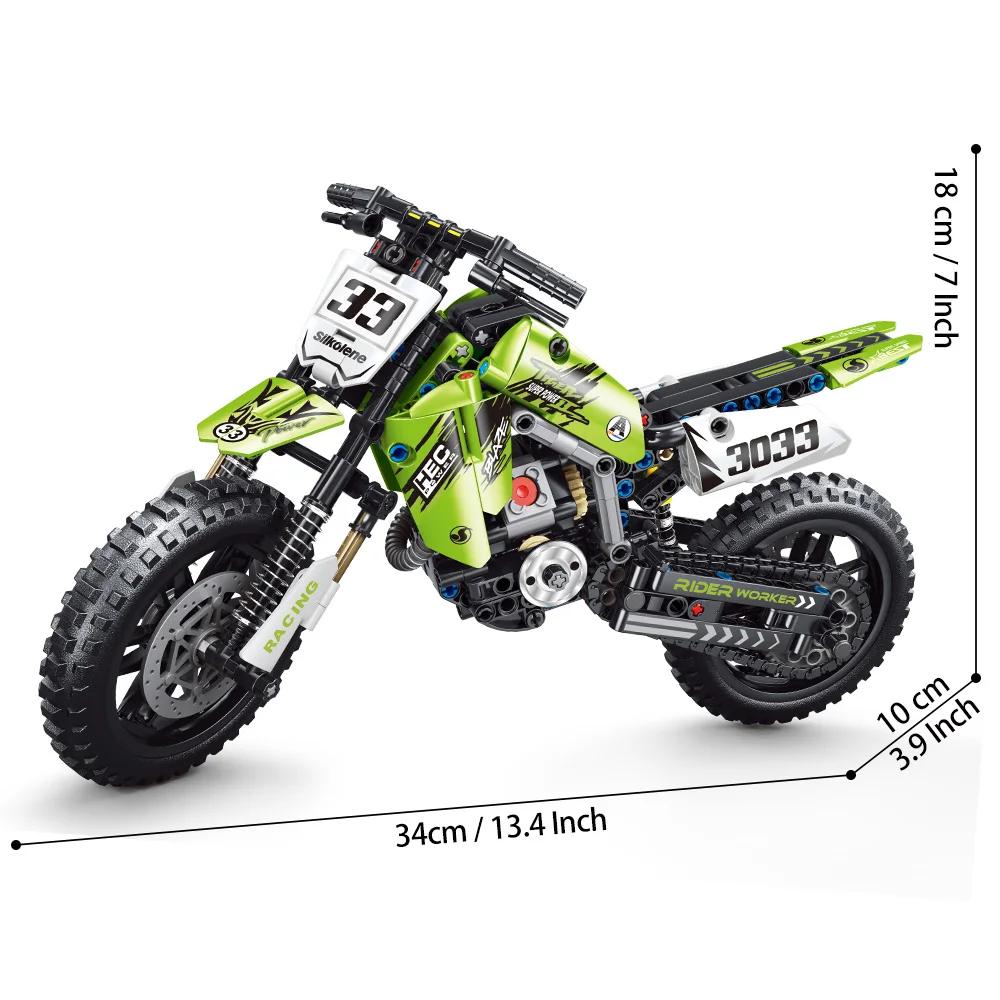 Motorcycle Toy Building Blocks Kit,Stem Bricks Sets,Toys for Boys & Adults,Build A Model Motorcycle 476PCS
