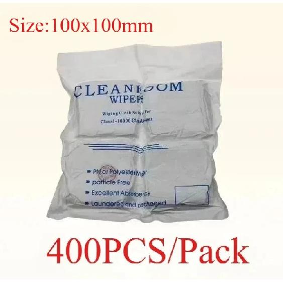 400pcs 100x100mm Cleanroom Wipers Non Dust Cloth Dust Free For Tablet Phone Repair Tool