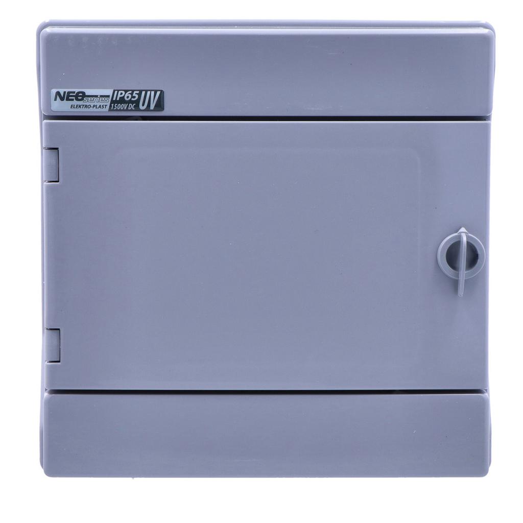 Surface-mounted distribution board RH-8/UV IP65 500V AC, 1500V DC PV