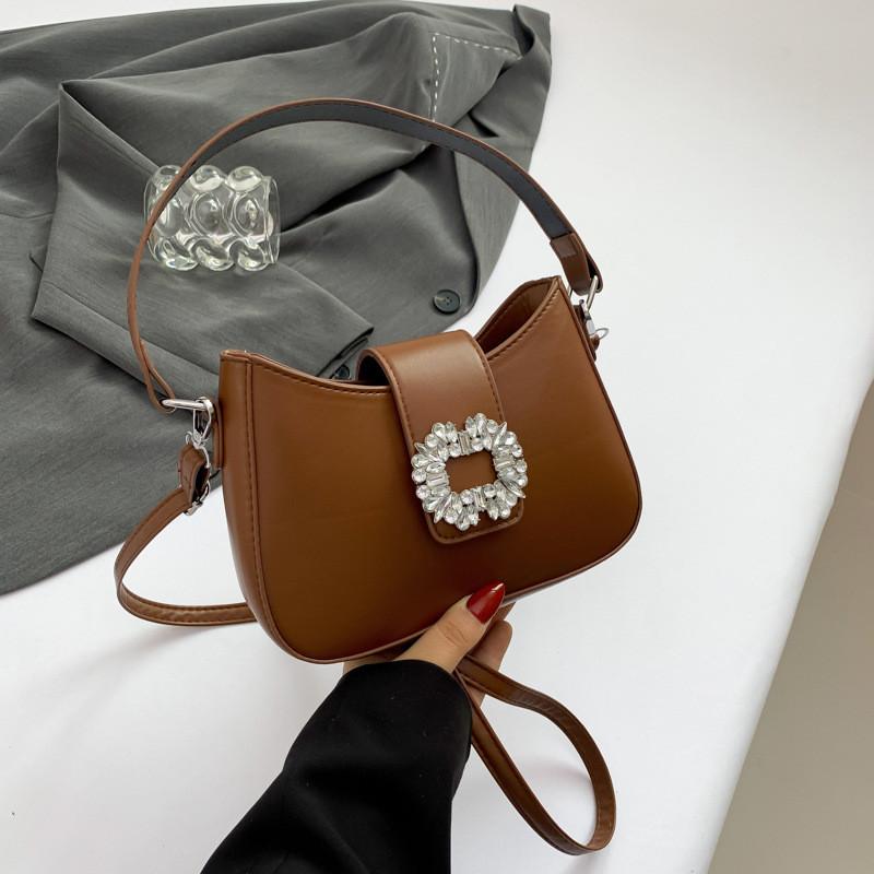 Chic Fashionable Small Crossbody Bag Trendy Street Style Pu Leather In Multiple Colors