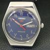 SEIKO 5 AUTOMATIC VINTAGE 6309A JAPAN MENS ARABIC BLUE DIAL WATCH a702661-1 R209-a702661