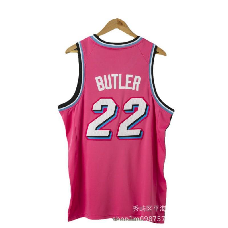 Miami Heat 22 Jimmy Butler Embroidered Basketball Jersey Men Women Sportswear Fall Winter Breathable Performance Tee